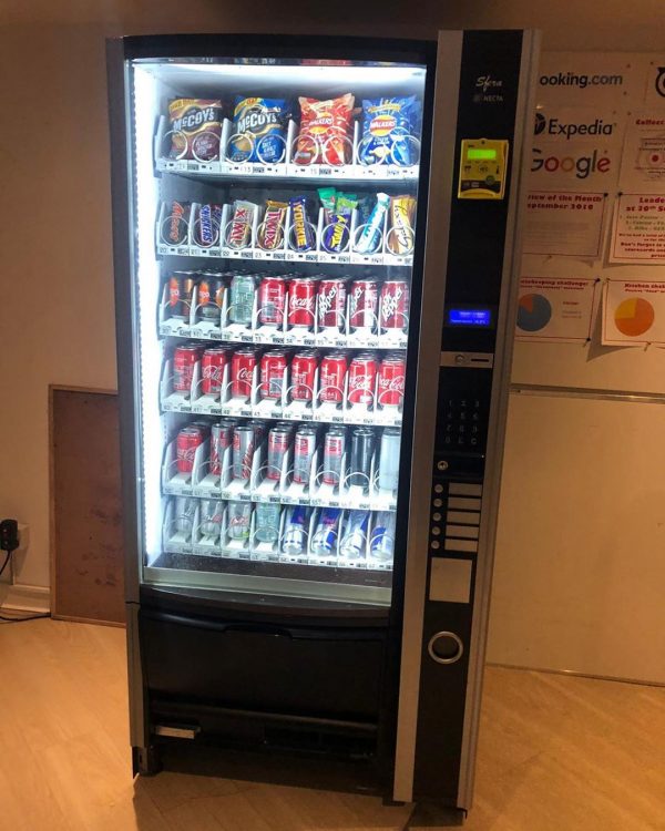 Italian combination vending machine